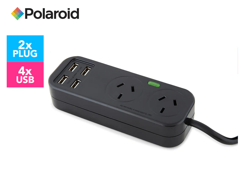 Polaroid 4x USB with 2x Charging Outlet Power Board