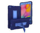 WIWU B2 Robot Tablet Case Rugged Heavy Duty Shockproof Stand Cover For Samsung Tab 8.4inch T307 2020-Navy&Blue
