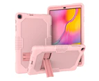 WIWU B2 Robot Tablet Case Rugged Heavy Duty Shockproof Stand Cover For Samsung Tab A 10.1 T515/T510（2019)-RoseGold