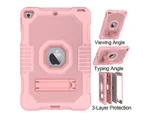 WIWU B2 Robot Tablet Case Rugged Heavy Duty Shockproof Stand Cover For iPad Mini 4/5-RoseGold