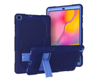 WIWU B2 Robot Tablet Case Rugged Heavy Duty Shockproof Stand Cover For Samsung Tab A 10.1 T515/T510（2019)-Navy&Blue