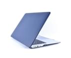 WIWU One-Side PU Skin Front Cover Protect Sleeve Laptop Case Cover For Apple Macbook White 13.3 Pro 13.3 A1278/MB990/MB991/MB467-Dark Blue 4