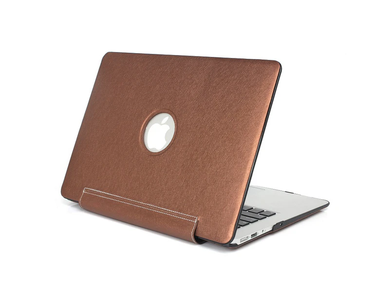WIWU Merge PU Leather Sleeve Cover Laptop Case For Apple Macbook Air 13.3 Air 13.3 A1932/A2179-Bronze