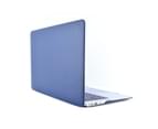 WIWU One-Side PU Skin Front Cover Protect Sleeve Laptop Case Cover For Apple Macbook Retina 15.4 A1398/MC975/MC976-Dark Blue 1