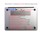 WIWU Marble UV Print Case Laptop Case Hard Protective Shell For Apple Macbook Retina 15.4 A1398/MC975/MC976-DDC-015