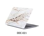 WIWU Marble UV Print Case Laptop Case Hard Protective Shell For Apple Macbook White 13.3 Pro 13.3 A1278/MB990/MB991/MB467-DDC-021 1