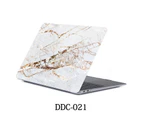 WIWU Marble UV Print Case Laptop Case Hard Protective Shell For Apple Macbook White 13.3 Pro 13.3 A1278/MB990/MB991/MB467-DDC-021