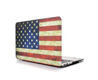 WIWU Flag Case New Laptop Case Hard Protective Shell For Apple Macbook Pro 15.4 A1286/MB470/MB471/MC026/MD103-Flag US