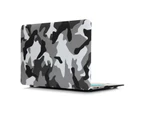WIWU Camouflage Case New Laptop Case Hard Protective Shell For Apple Macbook White 13.3 Pro 13.3 A1278/MB990/MB991/MB467-Camouflage Gray
