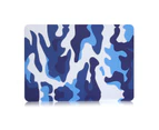WIWU Camouflage Case New Laptop Case Hard Protective Shell For Apple Macbook Retina 15.4 A1398/MC975/MC976-Camouflage Blue