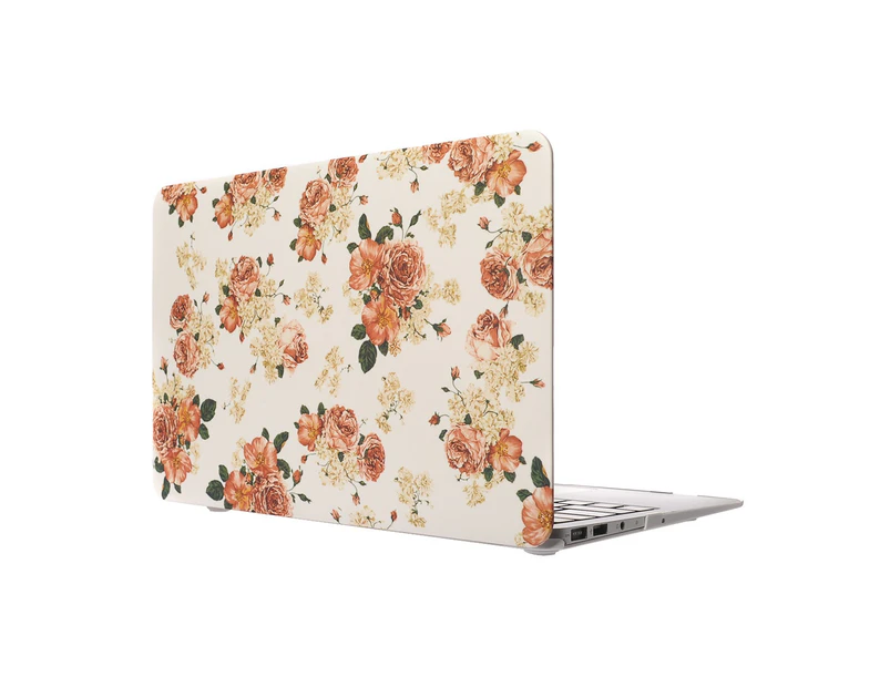 WIWU Flower Case New Laptop Case Hard Protective Shell For Apple Macbook White 13.3 Pro 13.3 A1278/MB990/MB991/MB467-Flower01