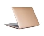 WIWU Metallic Case New Laptop Case Hard Protective Shell For Apple Macbook Retina 15.4 A1398/MC975/MC976-Gold 1