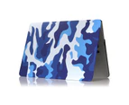 WIWU Camouflage Case New Laptop Case Hard Protective Shell For Apple MacBook Air 13.3inch A1466/A1369/MC503/MC965/MD508-Camouflage Blue