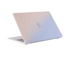 WIWU Rainbow Case New Laptop Case Hard Protective Shell For MacBook Air 13.3inch A1466/A1369/MC503/MC965/MD508-Gradient Pink&Blue 4