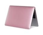 WIWU Metallic Case New Laptop Case Hard Protective Shell For Apple Macbook Retina 15.4 A1398/MC975/MC976-Rose Gold