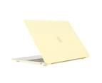 WIWU Cream Case New Laptop Case Hard Protective Shell For Apple Macbook Pro 15.4 A1707/A1990-Yellow 4