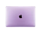 WIWU Crystal Case New Laptop Case Hard Protective Shell For Apple Macbook Air 13.3 A1932/A2179-Purple