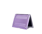 WIWU Crystal Case New Laptop Case Hard Protective Shell For Apple MacBook Air 13.3inch A1466/A1369-Purple