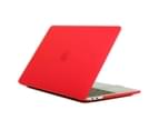 WIWU Matte Case New Laptop Case Hard Protective Shell For Apple Macbook Pro 15.4 A1707/A1990-Dark Red 1