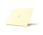 WIWU Cream Case New Laptop Case Hard Protective Shell For Apple Macbook Air 13.3 A1932/A2179-Yellow 1