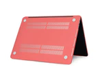 WIWU Matte Case New Laptop Case Hard Protective Shell For Apple Macbook Pro 15.4 A1707/A1990-Coal Orange
