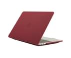 WIWU Matte Case New Laptop Case Hard Protective Shell For Apple Macbook Pro 13.3 A1706/A1708/A1989/A2159-Wine Red 1