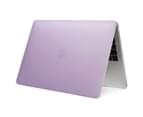 WIWU Matte Case New Laptop Case Hard Protective Shell For Apple Macbook Pro 13.3 A1706/A1708/A1989/A2159-Purple
