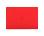 WIWU Matte Case New Laptop Case Hard Protective Shell For Apple Macbook Retina 15.4 A1398/MC975/MC976-Dark Red