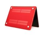 WIWU Matte Case New Laptop Case Hard Protective Shell For Apple Macbook Retina 15.4 A1398/MC975/MC976-Dark Red 6