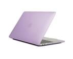 WIWU Matte Case New Laptop Case Hard Protective Shell For Apple Macbook Pro 15.4 A1707/A1990-Purple 1