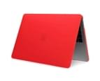 WIWU Matte Case New Laptop Case Hard Protective Shell For Apple MacBook Air 13.3inch A1466/A1369/MC503/MC965/MD508-Dark Red 4