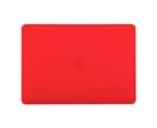 WIWU Matte Case New Laptop Case Hard Protective Shell For Apple MacBook Air 13.3inch A1466/A1369/MC503/MC965/MD508-Dark Red 5