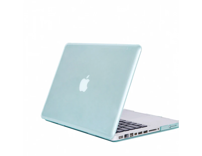 WIWU Crystal Case New Laptop Case Hard Protective Shell For Apple Macbook Pro 15.4 A1286/MB470/MB471/MC026/MD103-Pale Green
