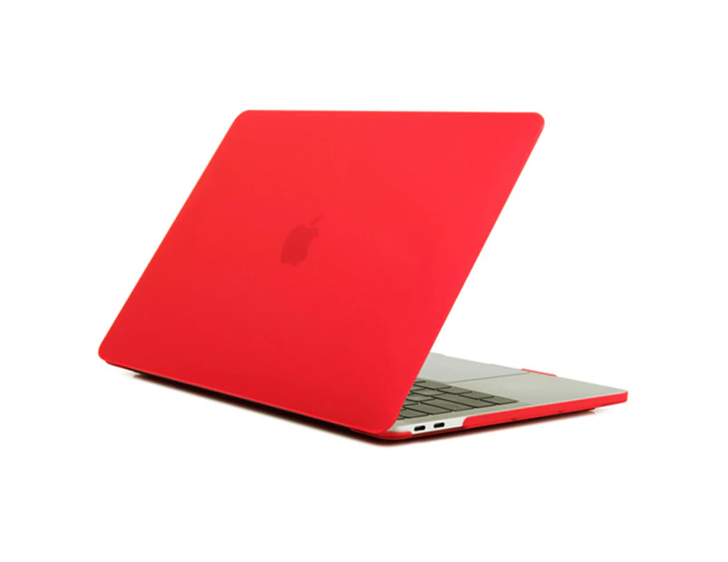 WIWU Matte Case New Laptop Case Hard Protective Shell For Apple MacBook Air 11.6inch A1465/A1370/MC505/MC968/MD223-Dark Red