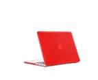 WIWU Crystal Case New Laptop Case Hard Protective Shell For Apple Macbook Retina 15.4 A1398/MC975/MC976-Dark Red 1