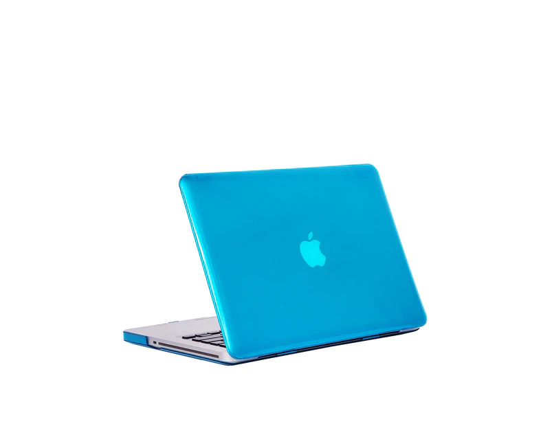 WIWU Crystal Case New Laptop Case Hard Protective Shell For Apple Macbook Pro 15.4 A1286/MB470/MB471/MC026/MD103-Blue