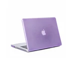 WIWU Crystal Case New Laptop Case Hard Protective Shell For Apple Macbook White 13.3 Pro 13.3 A1278-Purple