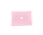 WIWU Crystal Case New Laptop Case Hard Protective Shell For Apple Macbook Pro 15.4 A1286/MB470/MB471/MC026/MD103-Pink