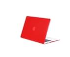 WIWU Crystal Case New Laptop Case Hard Protective Shell For Apple MacBook Air 11.6inch A1370/A1465-Dark Red 1