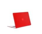 WIWU Crystal Case New Laptop Case Hard Protective Shell For Apple MacBook Air 13.3inch A1466/A1369-Dark Red 4
