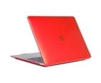 WIWU Crystal Case New Laptop Case Hard Protective Shell For Apple Macbook Air 13.3 A1932/A2179-Dark Red 4