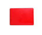 WIWU Crystal Case New Laptop Case Hard Protective Shell For Apple MacBook Air 13.3inch A1466/A1369-Dark Red