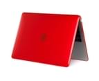 WIWU Crystal Case New Laptop Case Hard Protective Shell For Apple Macbook Air 13.3 A1932/A2179-Dark Red 5