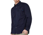 Elwood Workwear Men's Size XS Utility Shirt - Navy