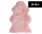 Rug Culture 90x60cm New Zealand Sheepskin Rug - Light Pink