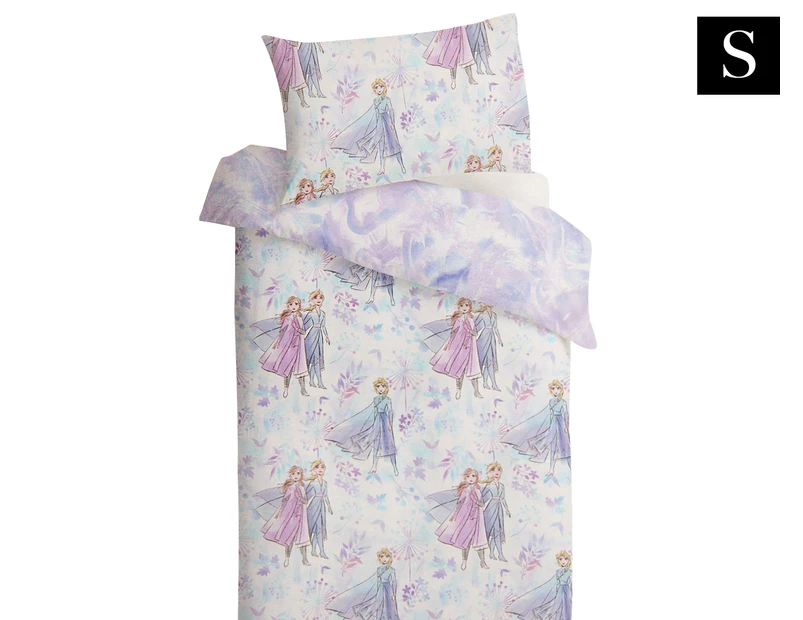 Disney Frozen II Single Bed Quilt Cover Set - Anna and Elsa