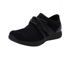 Traq By Alegria Women's Qool Comfort Smart Shoe Sneaker - Fuzz Black