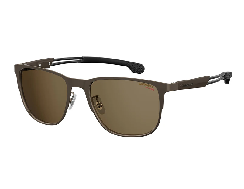 Carrera Men's 4014/GS Square Polarised Sunglasses - Matte Bronze/Bronze