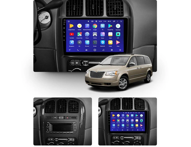 Car Dealz 10.2 Android Dodge Caravan 4 2000 - 2007 GPS Bluetooth Car Player Navigation Radio Stereo DVD - 2007, Left Hand Drive