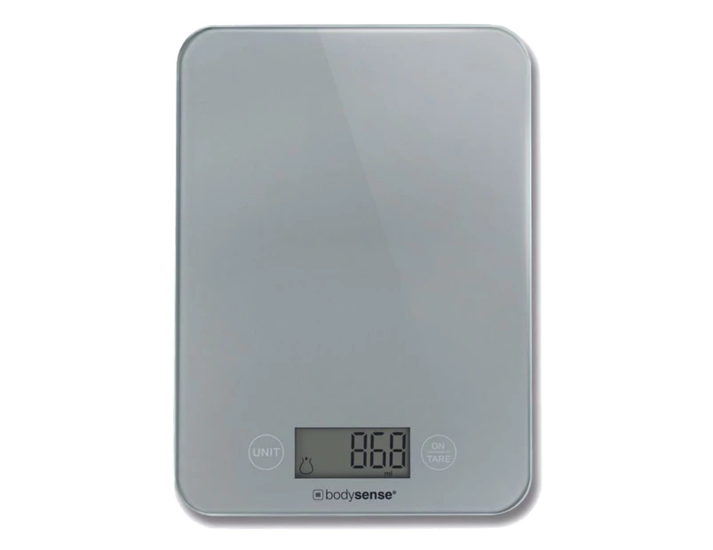 BodySense 5kg Ultra Sleek Digital Kitchen Scale Electronic